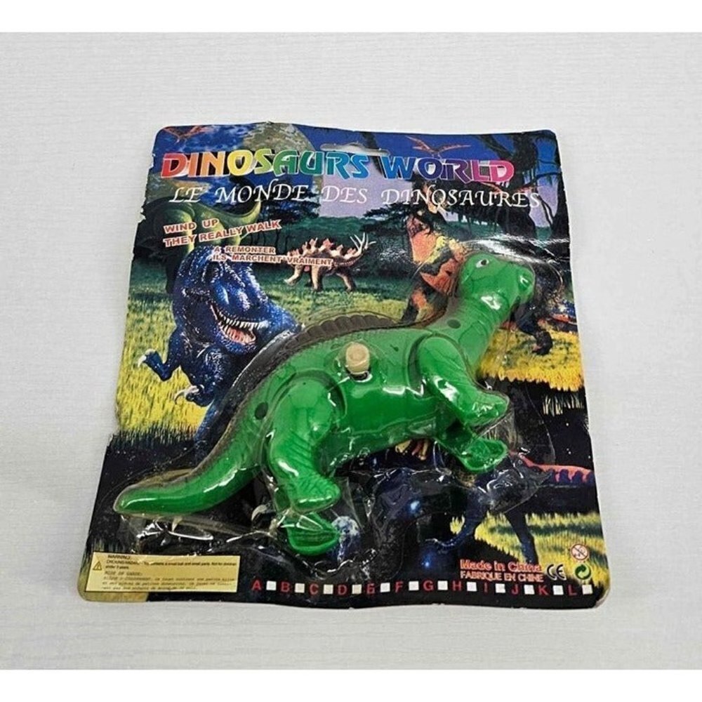 New Vintage Dinosaurs World Wind Up They Really Walk 2001